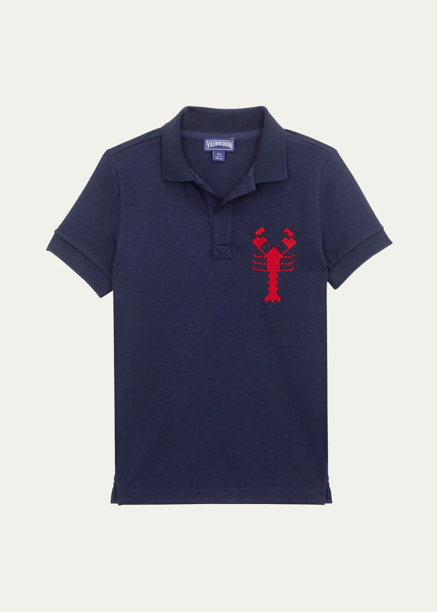 VilebrequinBoy's Embroidered Pique Polo Shirt, Size 2-14