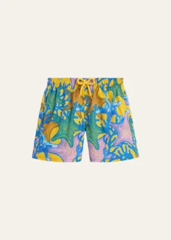 VilebrequinBoy's Glowed Star Swim Trunks, Size 2-14