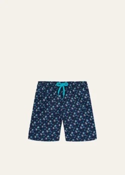 VilebrequinBoy's Multicolor Turtle-Print Swim Shorts, Size 2-14