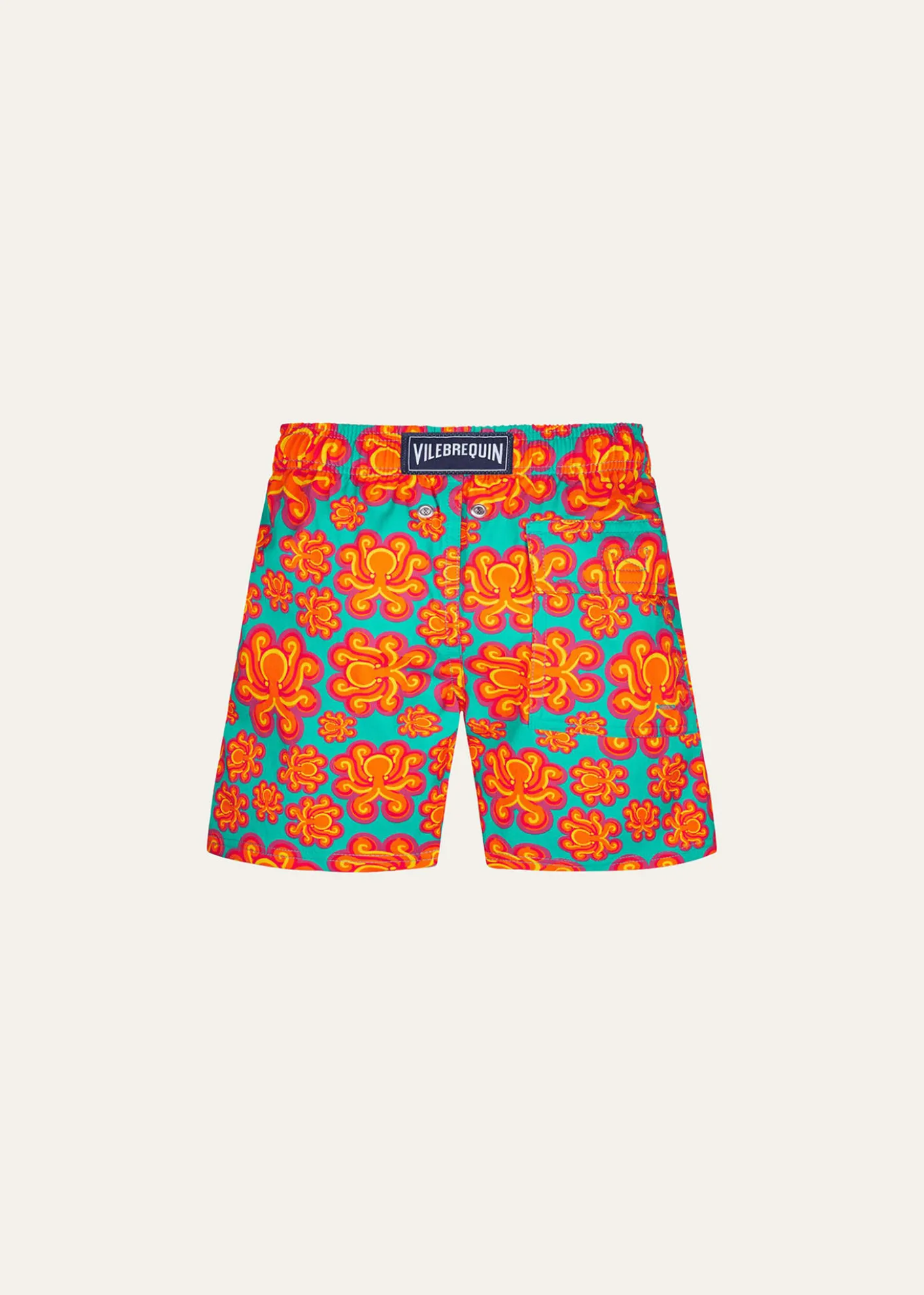 VilebrequinBoy's Octopus-Print Swim Shorts, Size 2-12