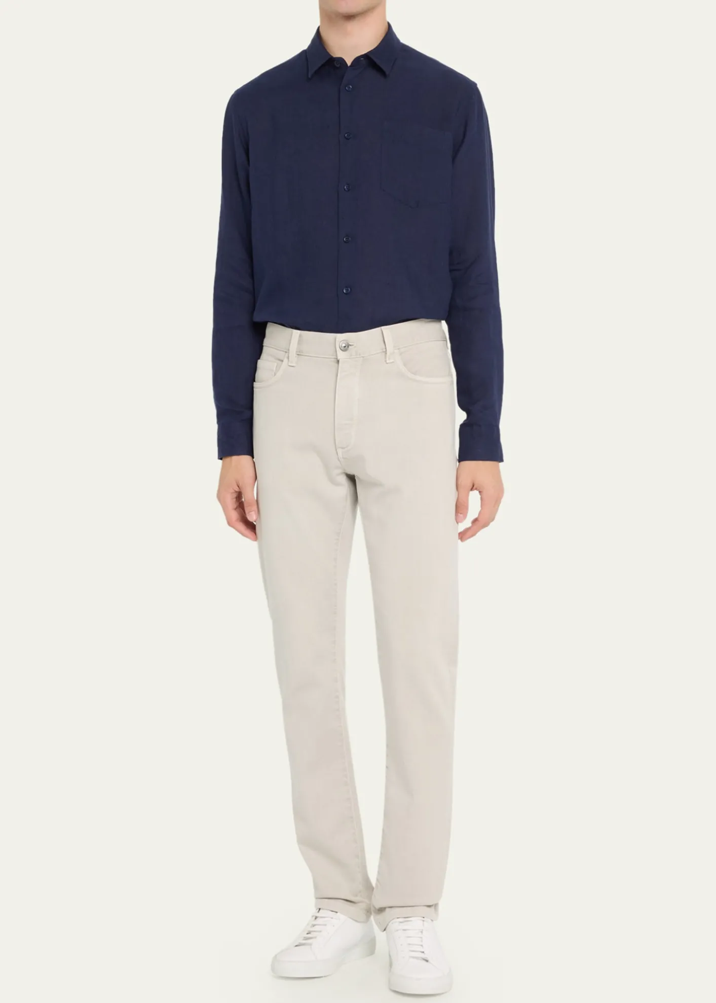 VilebrequinCaroubis Linen Pocket Sport Shirt