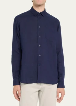 VilebrequinCaroubis Linen Pocket Sport Shirt