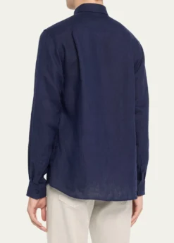 VilebrequinCaroubis Linen Pocket Sport Shirt