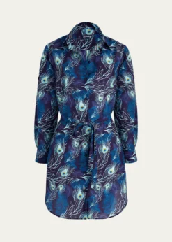 VilebrequinEyes of the Wind Cotton-Silk Shirtdress