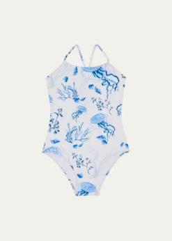 VilebrequinGirl's Jellyfish Printed One-Piece Swimsuit, Size 2-14