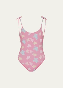 VilebrequinGirl's Multicolor Tortues One-Piece Swimsuit, Size 2-14