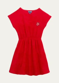 VilebrequinGirl's Flo Embroidered Terry Cloth Dress, Size 2-14