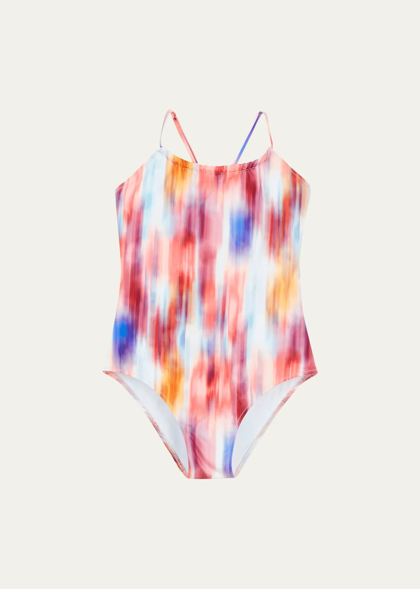 VilebrequinGirl's Gazette Tie Dye-Print Swimsuit, Size 2-12
