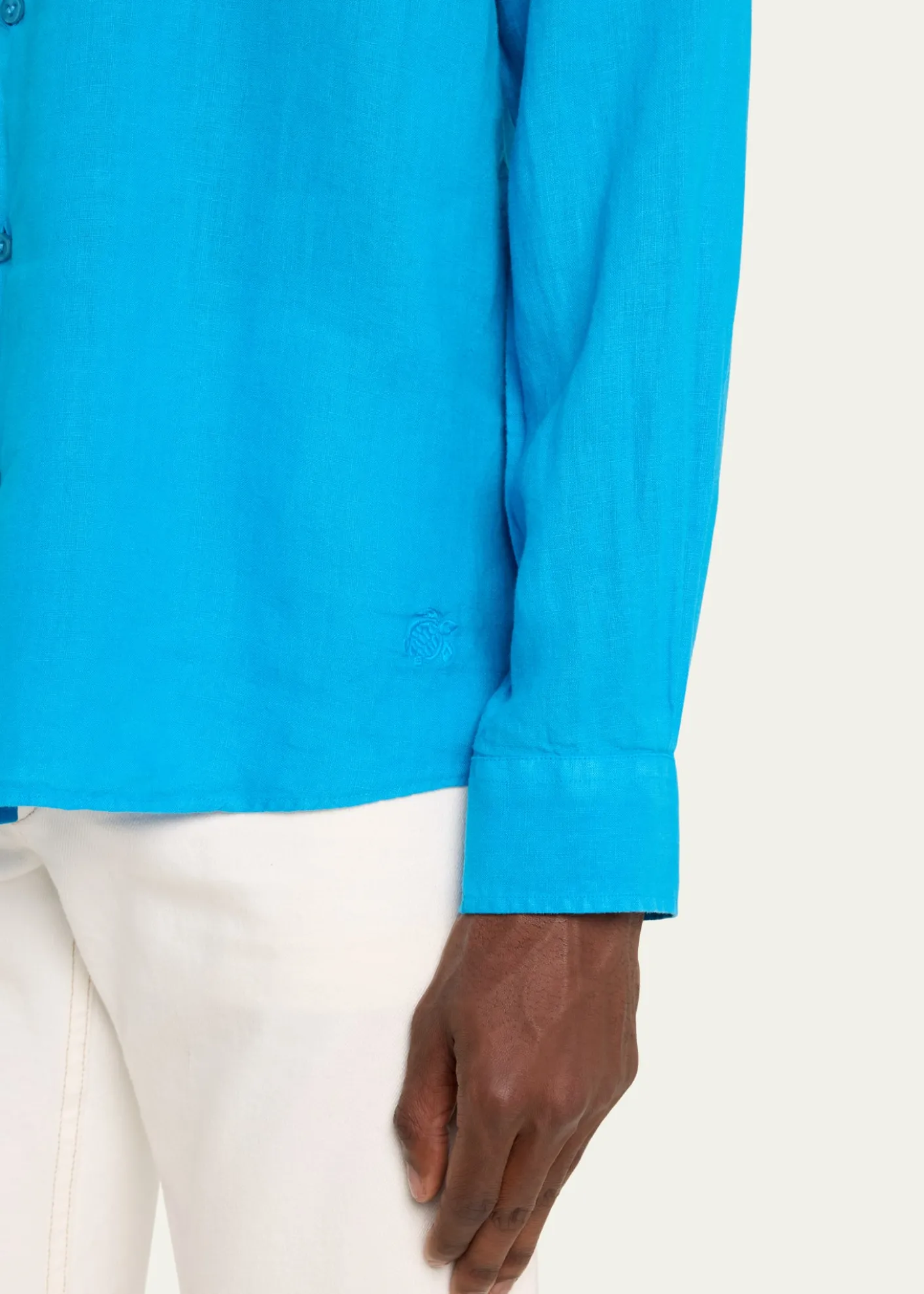 VilebrequinMen's Caroubis Solid Linen Sport Shirt