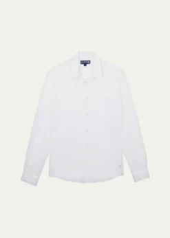VilebrequinMen's Cotton-Linen Solid Sport Shirt