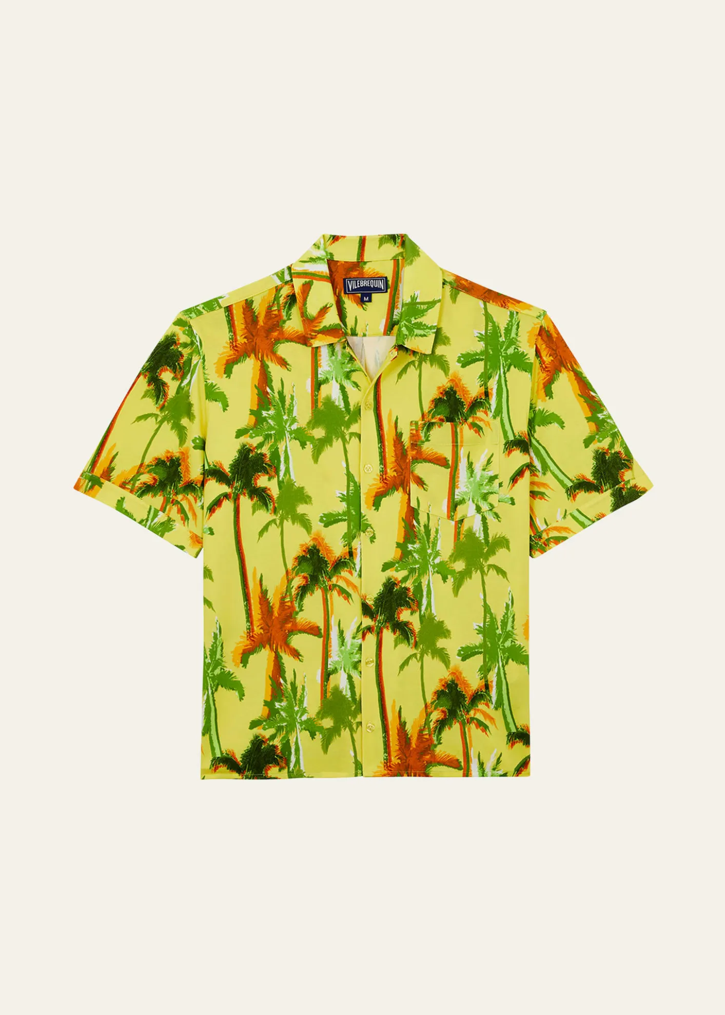 VilebrequinMen's Cotton Palms Camp Shirt