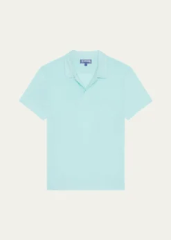 VilebrequinMen's Linen Jersey Johnny Collar Polo Shirt