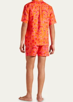 VilebrequinMen's New Leopard Linen Camp Shirt