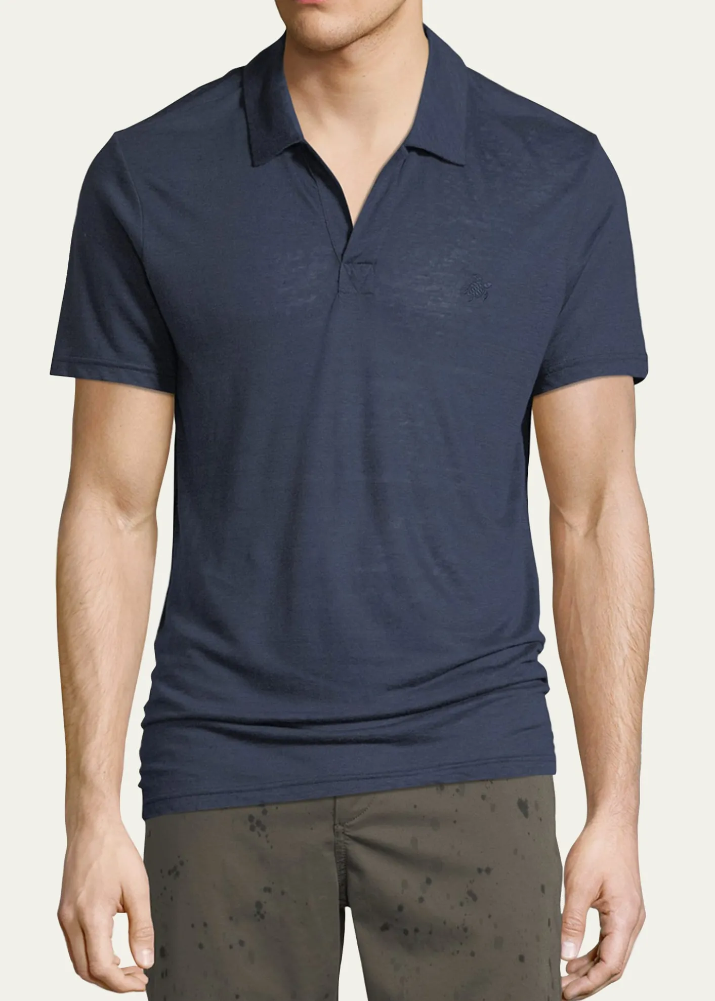 VilebrequinMen's Pyramid Linen Polo Shirt