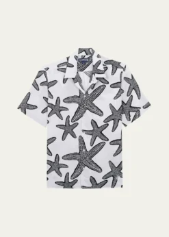 VilebrequinMen's Starfish-Print Camp Shirt