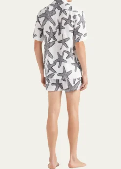 VilebrequinMen's Starfish-Print Camp Shirt