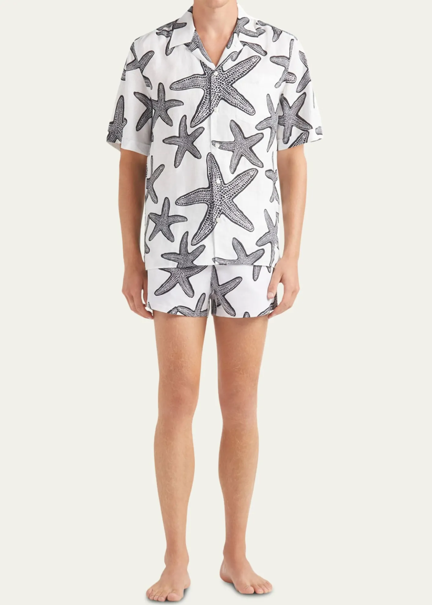 VilebrequinMen's Starfish-Print Camp Shirt