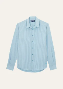 VilebrequinMen's Wool Micro Rayures Sport Shirt