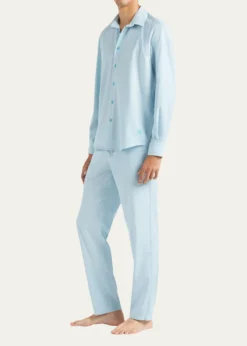 VilebrequinMen's Wool Micro Rayures Sport Shirt