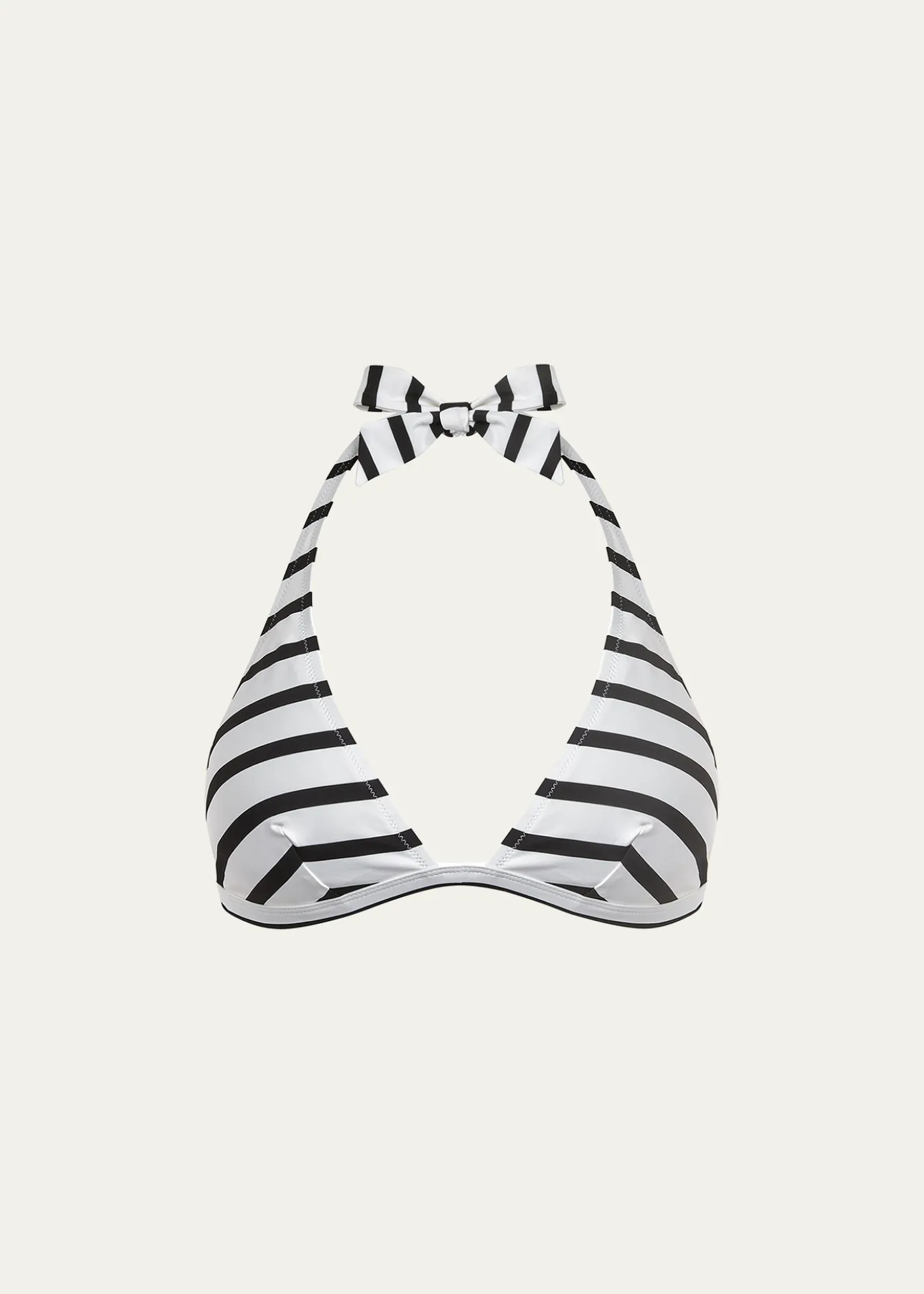 VilebrequinStripes Jersey Halter Bikini Top