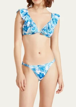 VilebrequinTahiti Flowers Jersey Bikini Bottoms