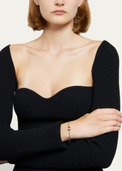 ViltierMagnetic Onyx Bracelet in 18K Yellow Gold and Diamonds