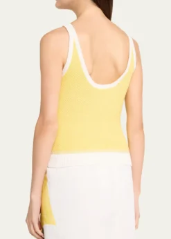 VinceBirdseye Pocket Tank Top