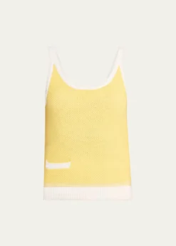 VinceBirdseye Pocket Tank Top