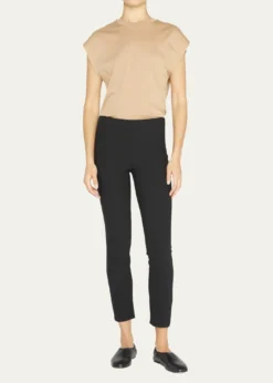 VinceBobbi Mid-Rise Stitch Front Seam Leggings