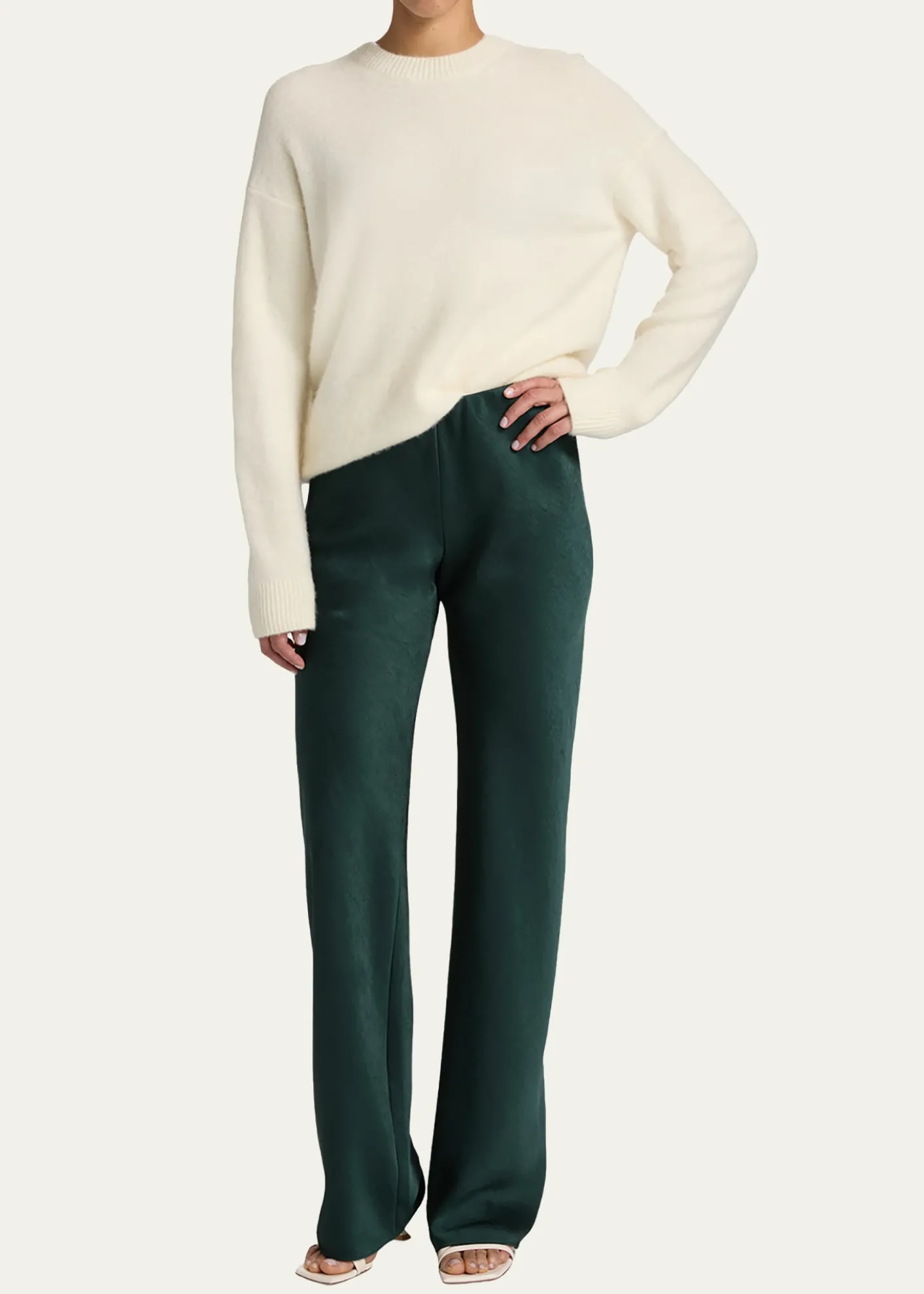 VinceBoiled Cashmere Crewneck Sweater