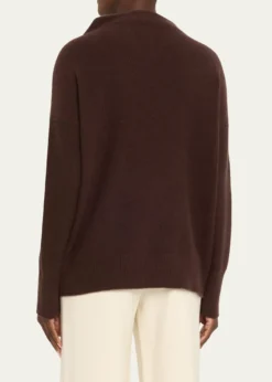 VinceBoiled Cashmere Turtleneck Pullover