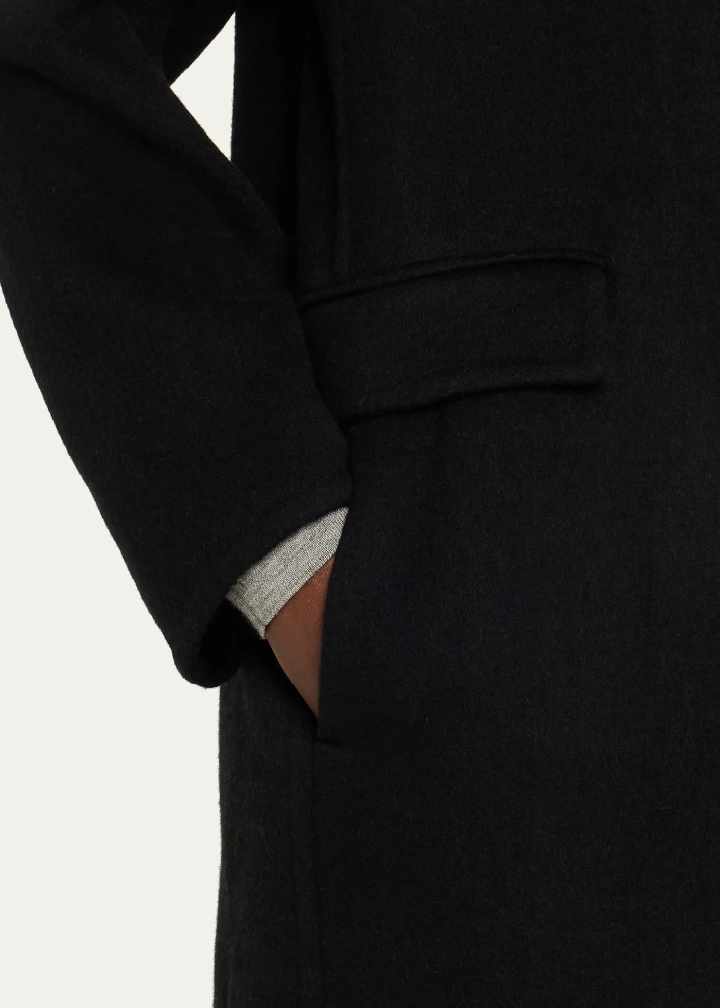 VinceCashmere-Wool Single-Breasted Coat