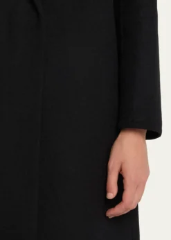 VinceClassic Straight Wool-Blend Coat