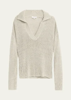 VinceCoated Cotton Sweater