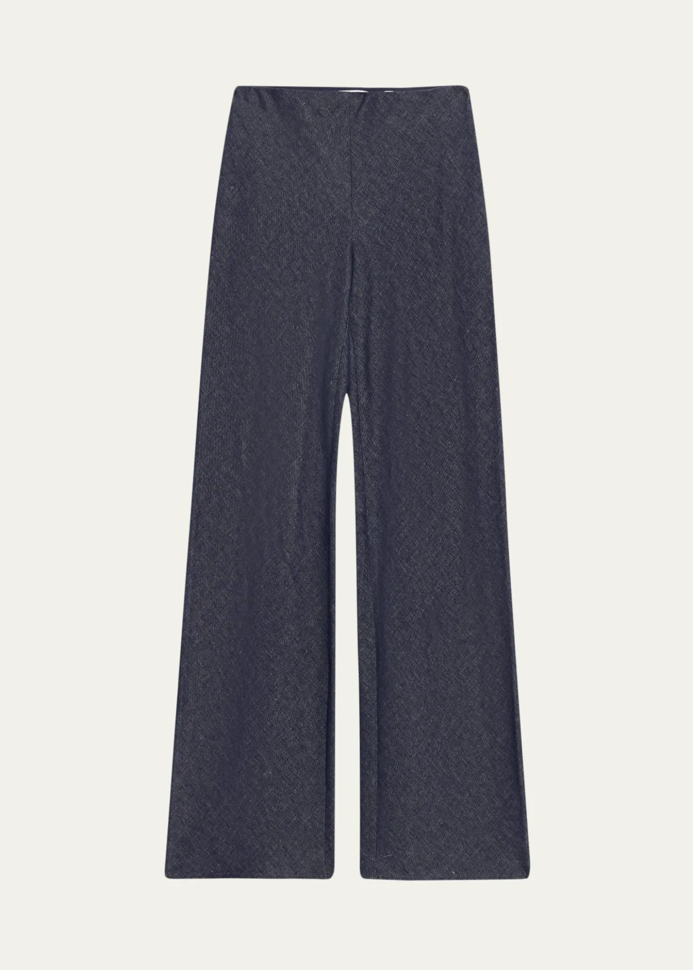 VinceColette High-Rise Chambray Bias Pants
