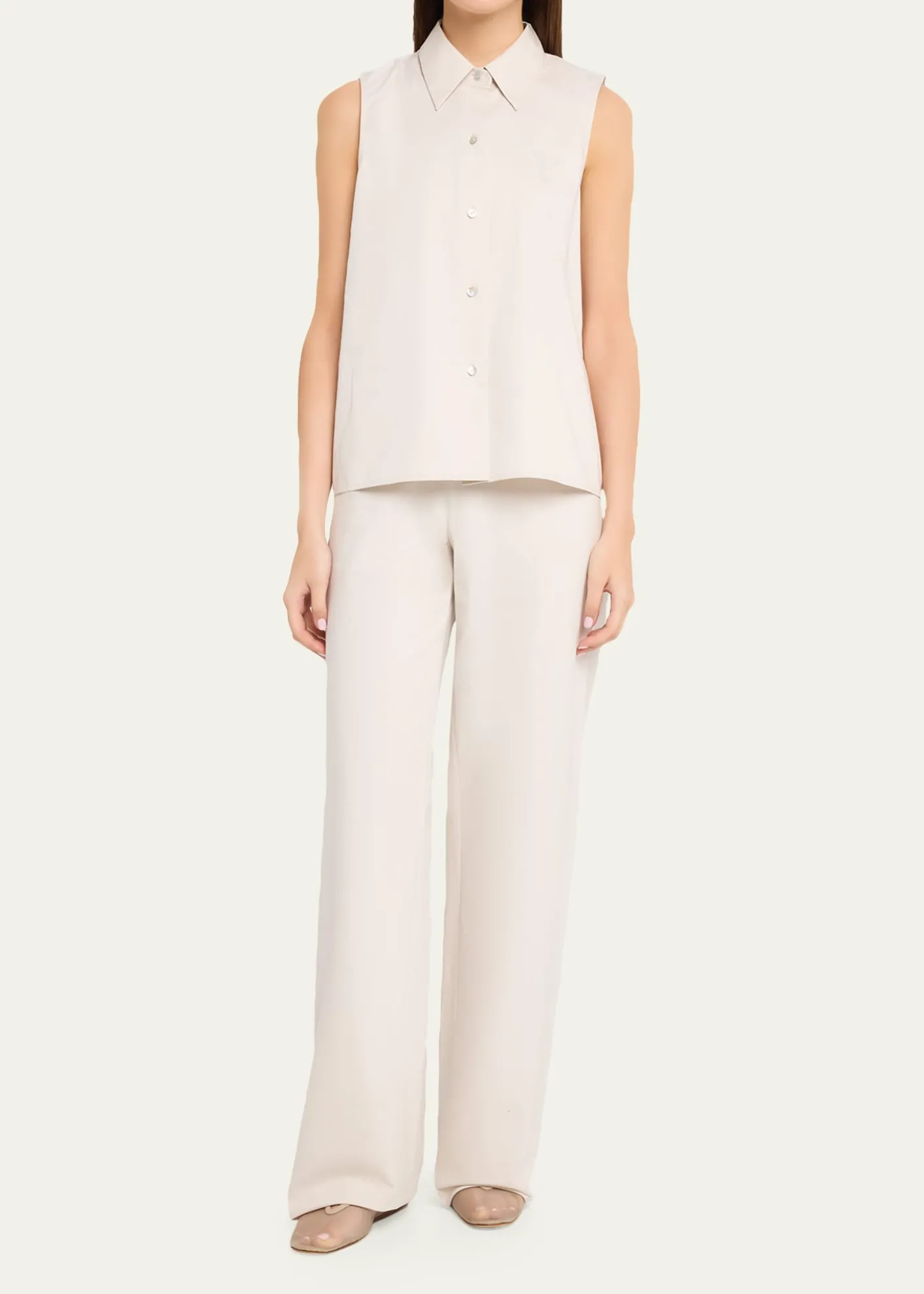 VinceColette High-Rise Crepe Pants