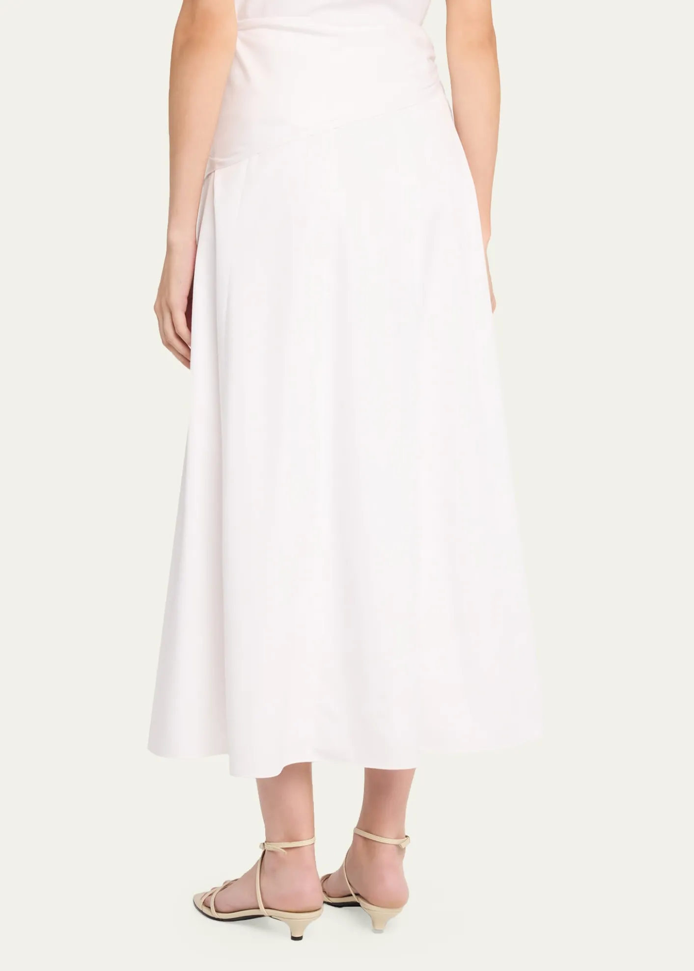VinceCotton Scarf Maxi Skirt