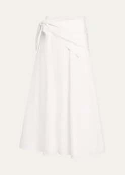 VinceCotton Scarf Maxi Skirt