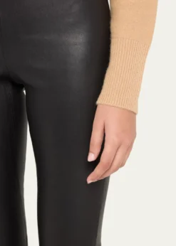 VinceCropped Leather Leggings