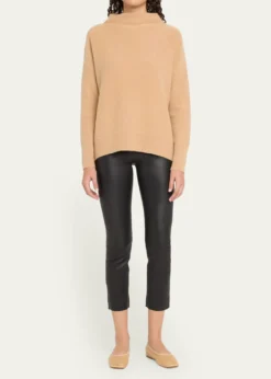 VinceCropped Leather Leggings