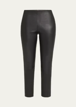 VinceCropped Leather Leggings
