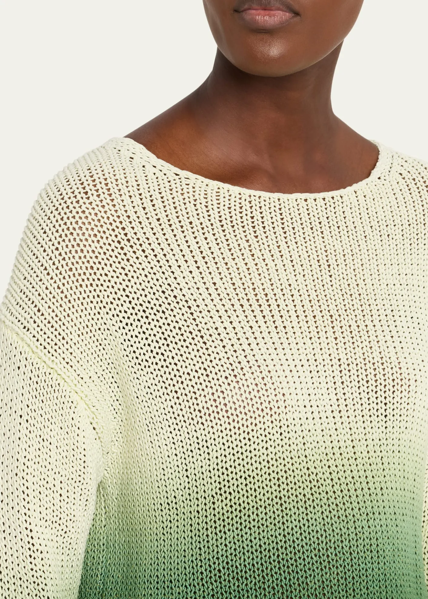 VinceDip-Dye Cotton Sweater