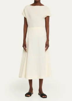 VinceDirectional Pleated Top