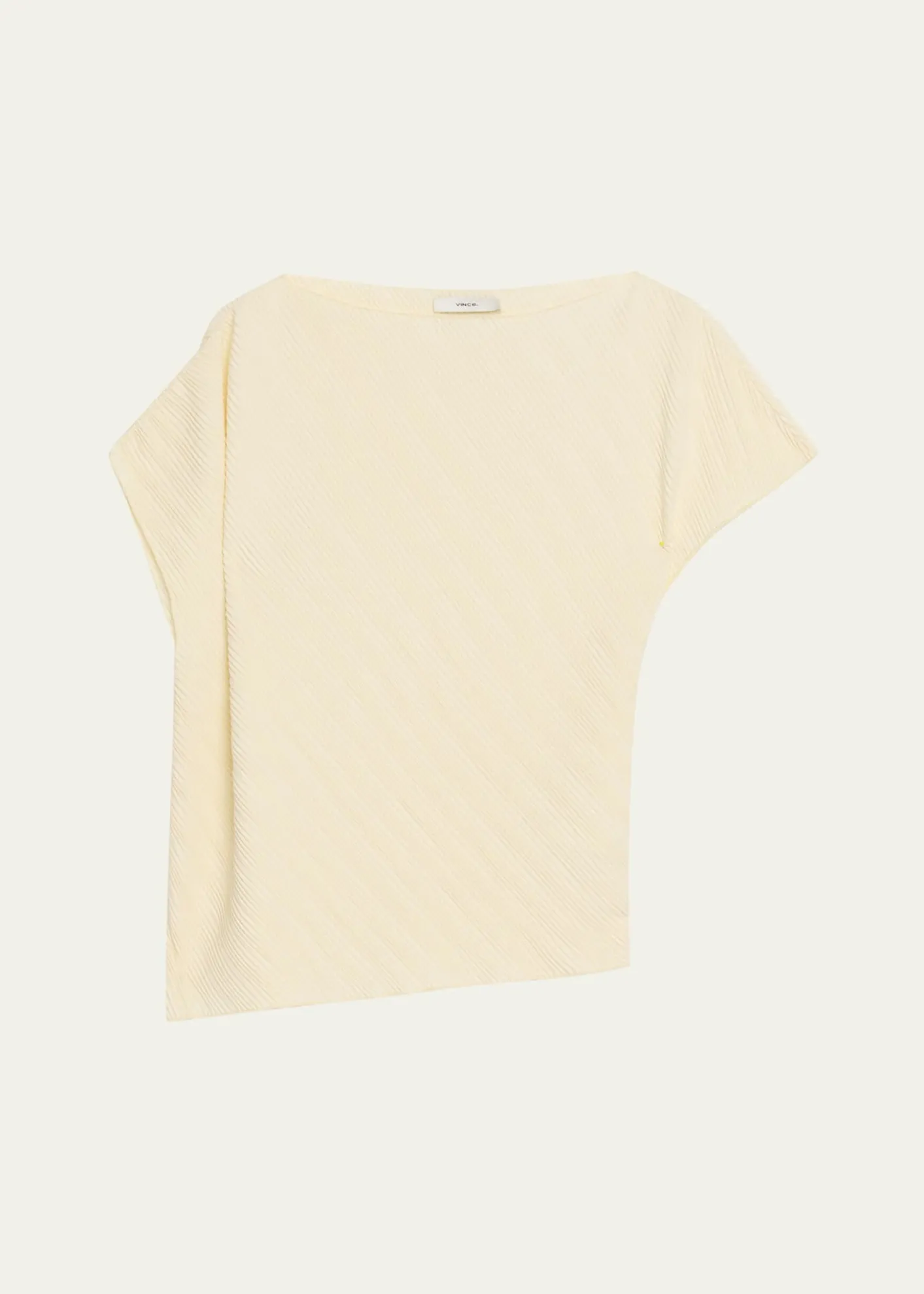 VinceDirectional Pleated Top