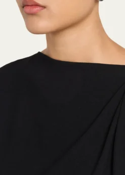 VinceDraped Shoulder Top