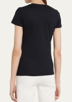 VinceEssential Crewneck Pima Cotton Tee