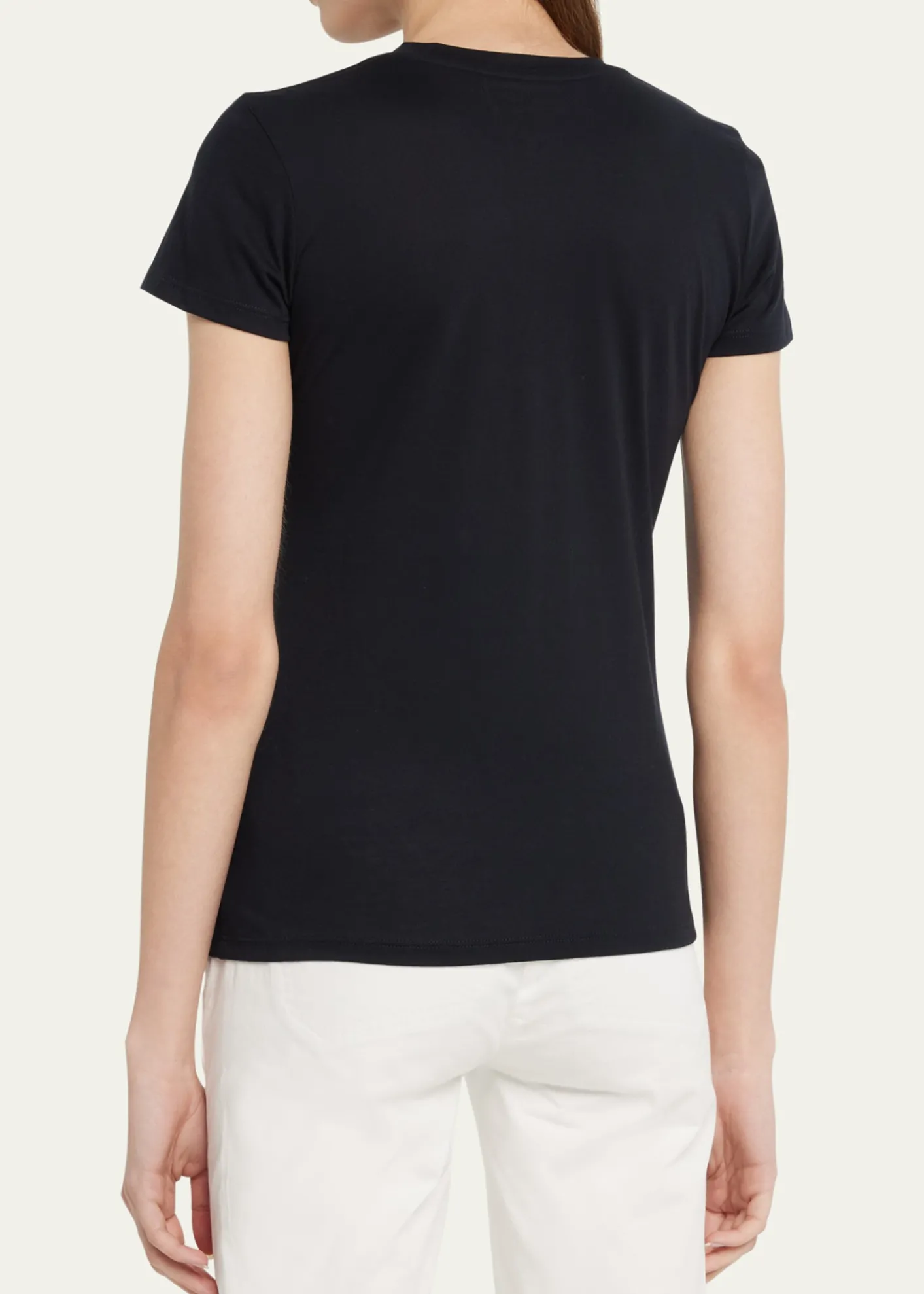 VinceEssential Crewneck Pima Cotton Tee