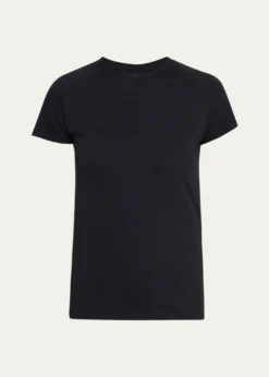 VinceEssential Crewneck Pima Cotton Tee