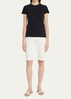 VinceEssential Crewneck Pima Cotton Tee