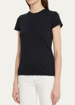 VinceEssential Crewneck Pima Cotton Tee